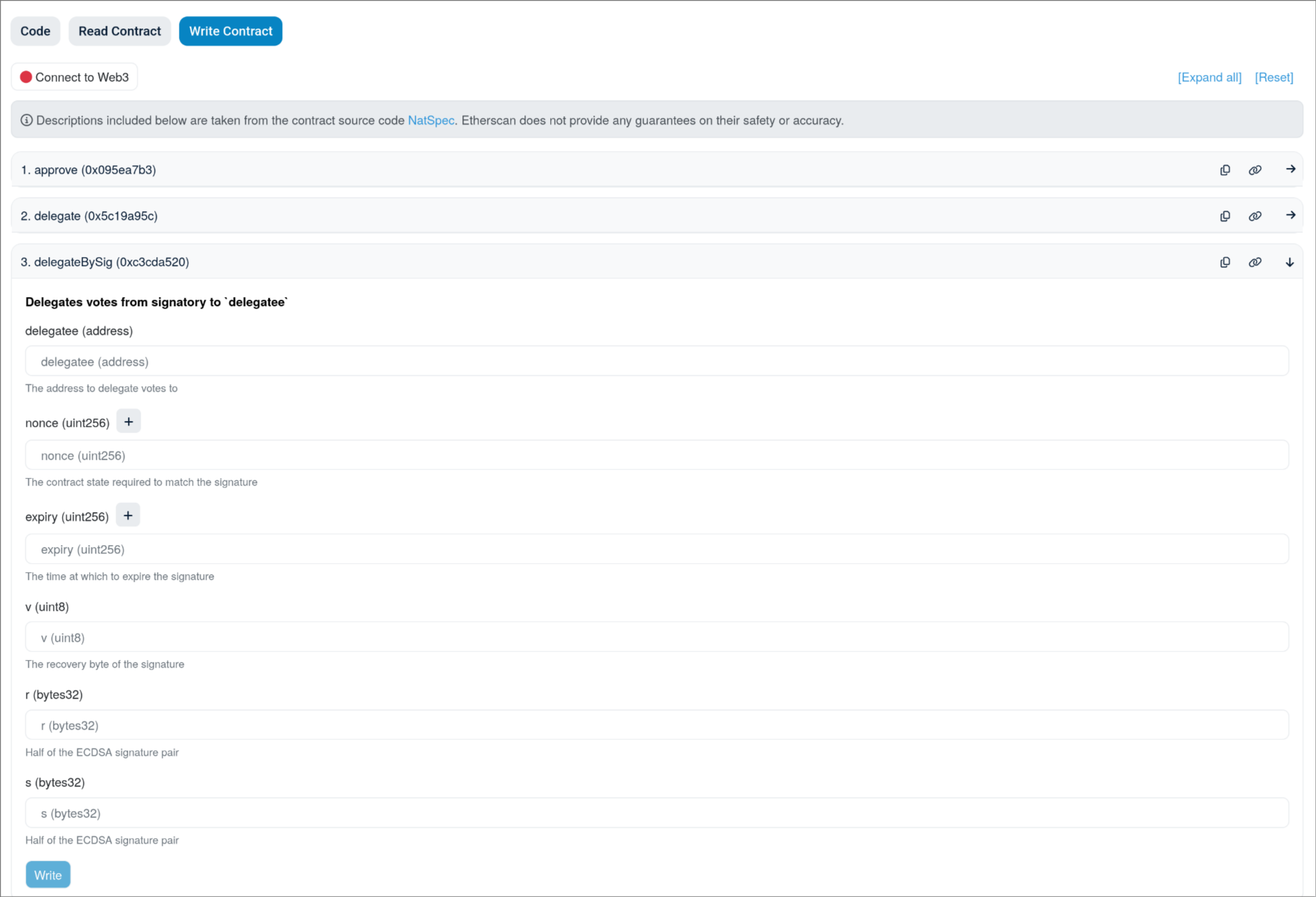 Complex contract on etherscan